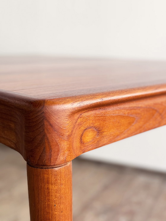 Image 1 of Mid Century Moderne Deense eettafel in teak van H.W. Klein voor Bramin, uitschuifbaar, 1960