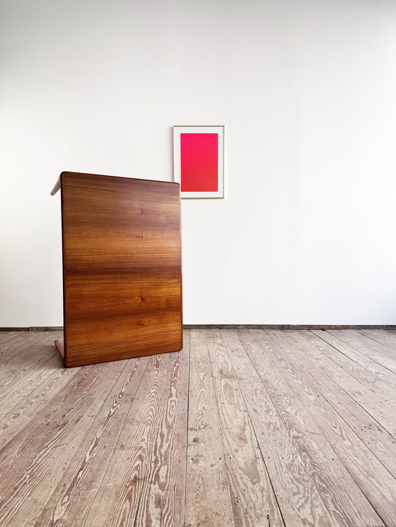 Image 1 of Mid Century Moderne Deense eettafel in teak van H.W. Klein voor Bramin, uitschuifbaar, 1960