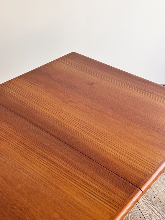 Image 1 of Mid Century Moderne Deense eettafel in teak van H.W. Klein voor Bramin, uitschuifbaar, 1960