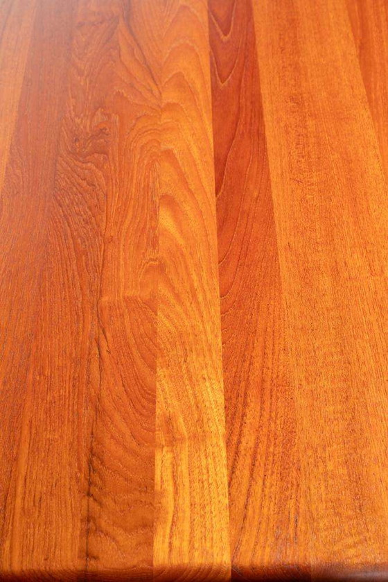 Image 1 of Deens design gerenoveerde eettafel, sixties teak dining