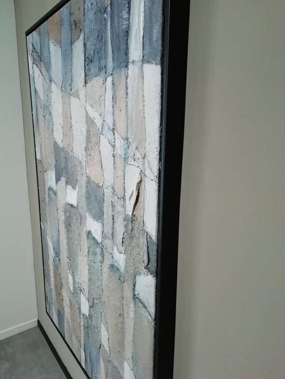 Image 1 of Rob Jacobs -   Weerspiegeling Paaltjes Aan Zee