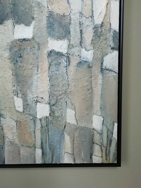 Image 1 of Rob Jacobs -   Weerspiegeling Paaltjes Aan Zee