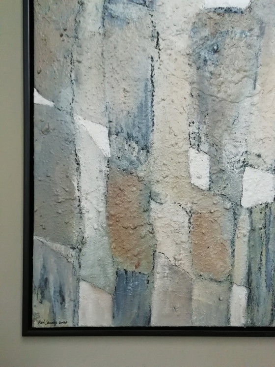 Image 1 of Rob Jacobs -   Weerspiegeling Paaltjes Aan Zee