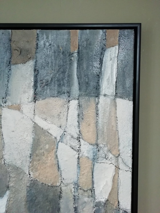 Image 1 of Rob Jacobs -   Weerspiegeling Paaltjes Aan Zee