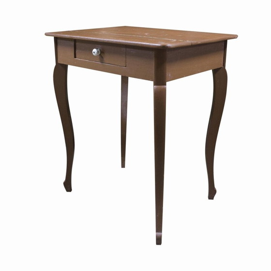 Image 1 of Vintage bruin bijzettafeltje, Oostenrijk-Hongarije