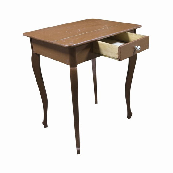 Image 1 of Vintage bruin bijzettafeltje, Oostenrijk-Hongarije