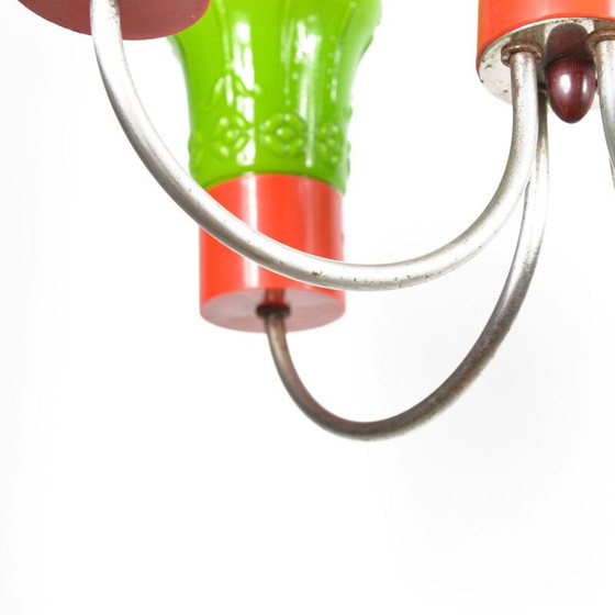 Image 1 of Vintage postmoderne hanglamp van Zzm Domgos Zabrze, Polen 1970