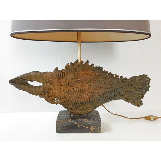 Image 1 of Vintage Brutalistische tafellamp, 1970