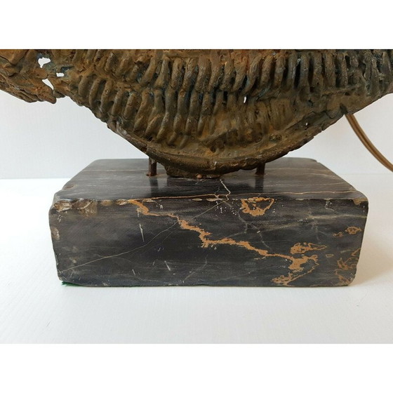 Image 1 of Vintage Brutalistische tafellamp, 1970