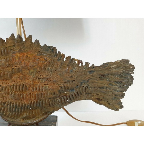 Image 1 of Vintage Brutalistische tafellamp, 1970