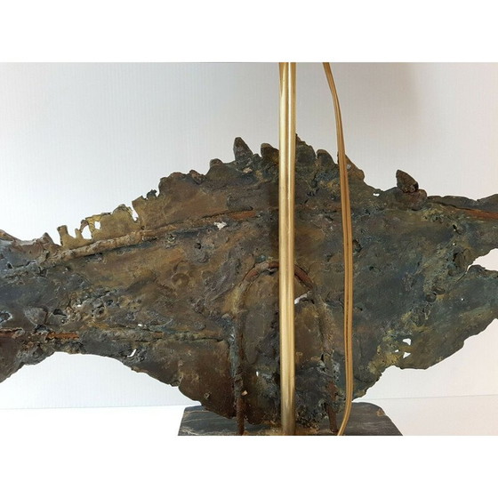 Image 1 of Vintage Brutalistische tafellamp, 1970