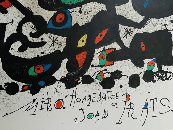 Image 1 of Joan Miro: “Miro Homenatje A Joan Prats, 1973”. 