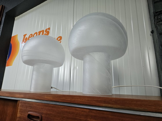 Image 1 of Mushroom Lamp Glas, New Old Stock