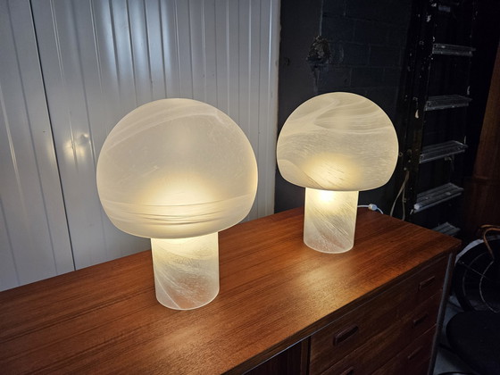 Image 1 of Mushroom Lamp Glas, New Old Stock