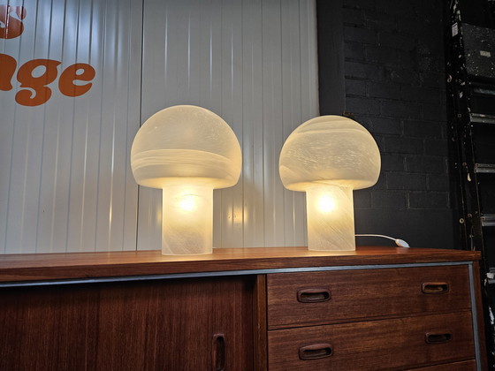 Image 1 of Mushroom Lamp Glas, New Old Stock