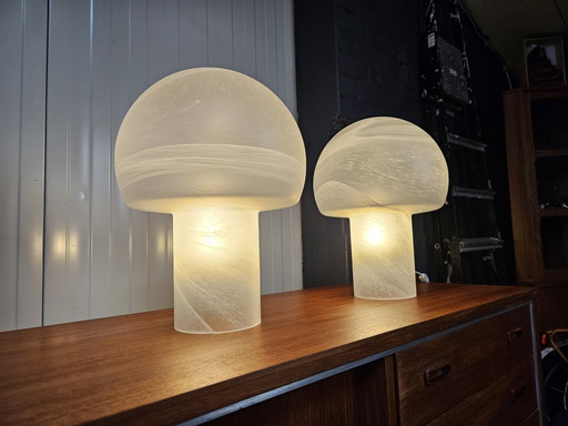 Mushroom Lamp Glas, New Old Stock