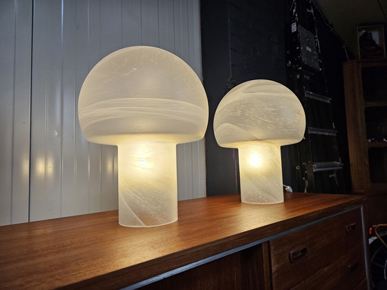 Image 1 of Mushroom Lamp Glas, New Old Stock