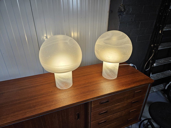 Image 1 of Mushroom Lamp Glas, New Old Stock