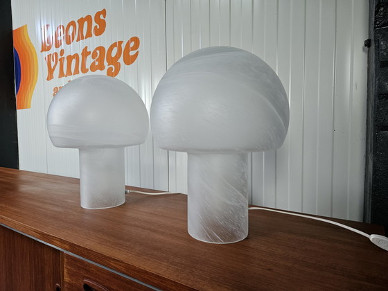 Image 1 of Mushroom Lamp Glas, New Old Stock