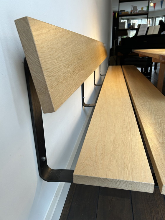 Image 1 of Just Haasnoot Scandinavisch (eet)tafel hang/zit bank