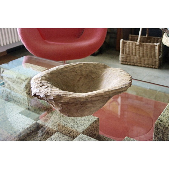 Image 1 of Vintage houten beker, 1970