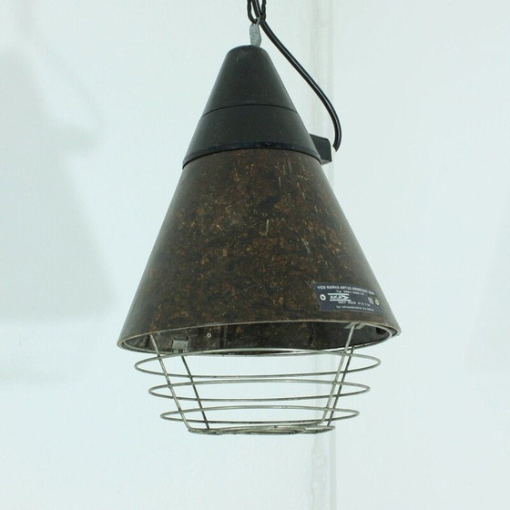 Image 1 of Vintage bakelieten en metalen pendellamp, Duitsland 1960