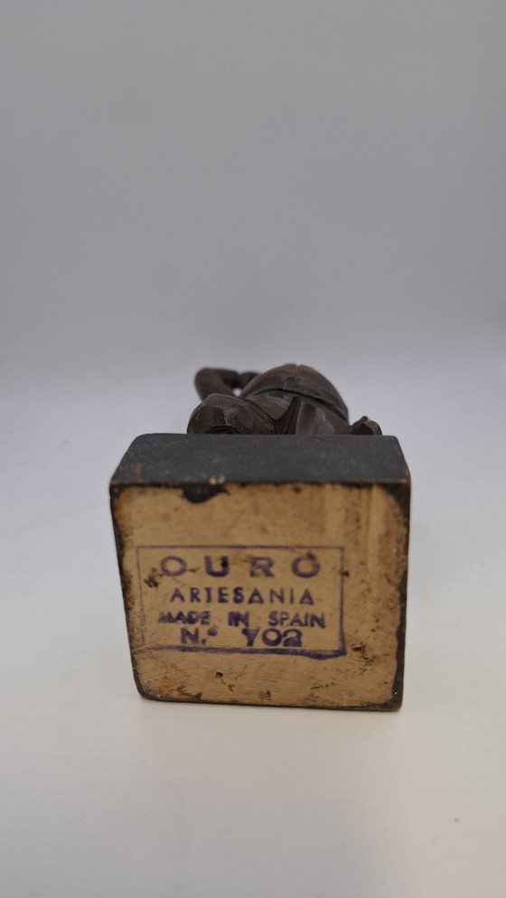 Image 1 of Ouro Artesania Gesneden Houten Sancho Panza - Nr. 702