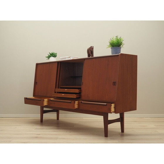 Image 1 of Vintage teakhouten highboard, Denemarken 1960