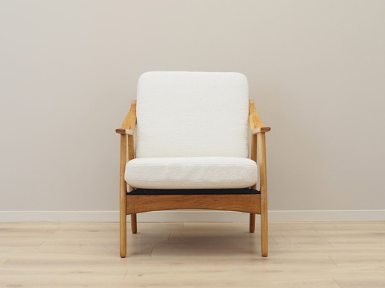 Image 1 of Eikenhouten fauteuil, Deens ontwerp, 1960S, Ontwerper: H. Brockmann Petersen, Productie: Randers Møbelfabrik