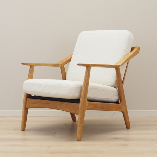 Eikenhouten fauteuil, Deens ontwerp, 1960S, Ontwerper: H. Brockmann Petersen, Productie: Randers Møbelfabrik