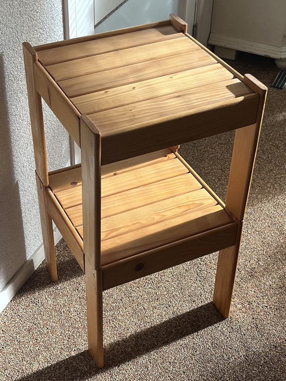 Image 1 of 2x Vintage bijzettafels