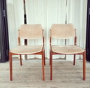 2x vintage eetkamerstoel