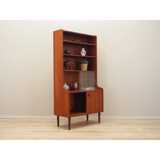 Image 1 of Vintage teakhouten boekenkast, Denemarken 1970