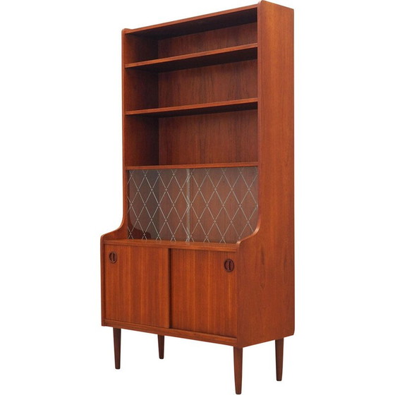 Image 1 of Vintage teakhouten boekenkast, Denemarken 1970