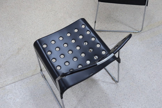 Image 1 of Omstack Vintage Metalen Stoelen Bieffeplast 1970S