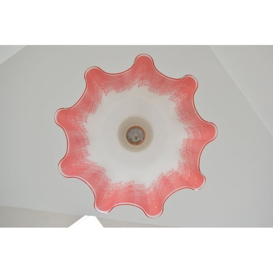 Image 1 of Vintage ophanging van glas en kunststof, Tsjecho-Slowakije 1980