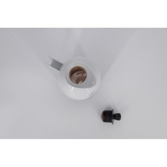 Image 1 of Vintage Scandinavische witte thermosfles van G. Rosendahl voor Falkenberg, jaren 1960