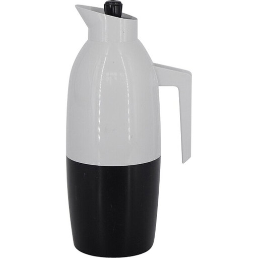 Vintage Scandinavische witte thermosfles van G. Rosendahl voor Falkenberg, jaren 1960