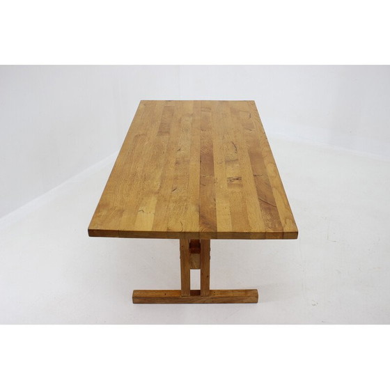 Image 1 of Vintage salontafel in massief eikenhout, Denemarken 1960