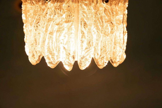 Image 1 of Vintage glazen hanglamp Orrefors, space age Fagerlund lamp