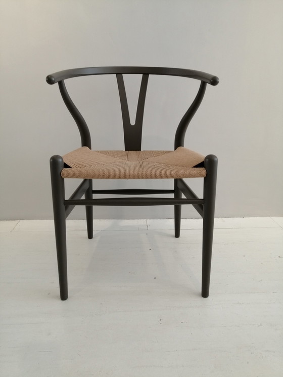 Image 1 of Carl Hansen & Son CH24 Wishbone Soft Slate stoel