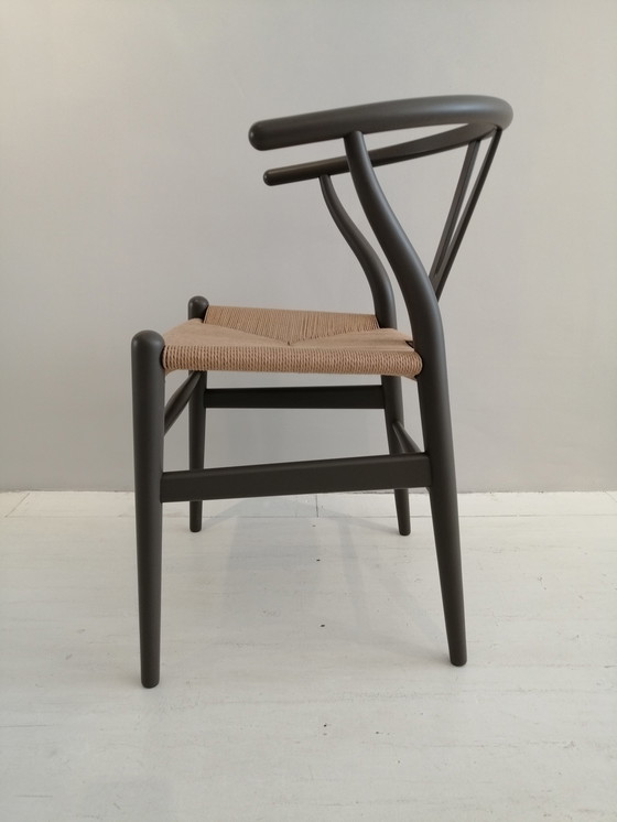 Image 1 of Carl Hansen & Son CH24 Wishbone Soft Slate stoel