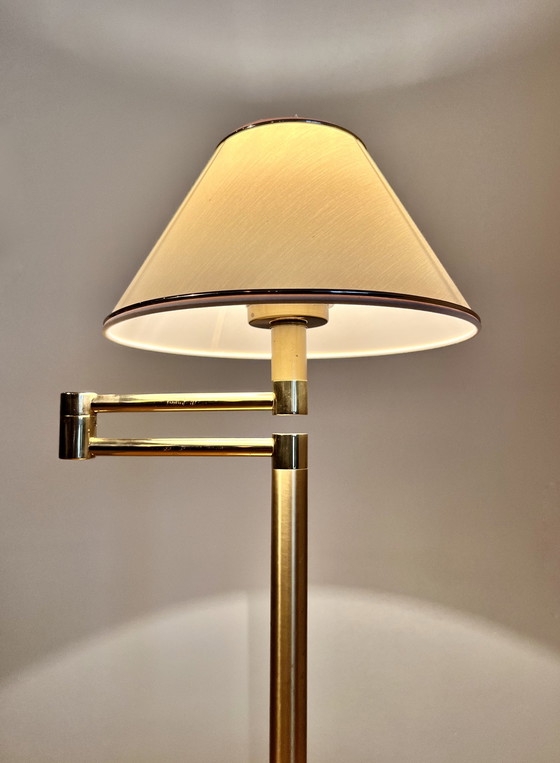 Image 1 of Messing tafel zwenk lamp / Hollywood Regency Style