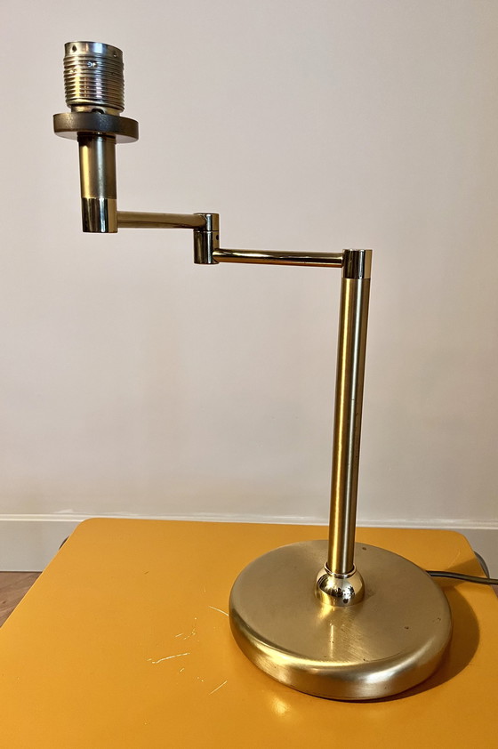 Image 1 of Messing tafel zwenk lamp / Hollywood Regency Style