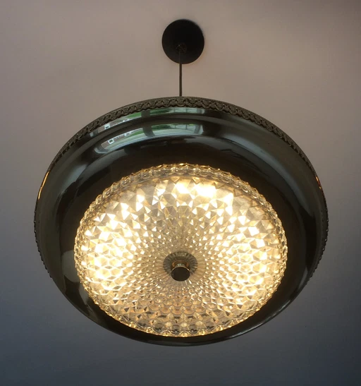 Retro verkoperde hanglamp