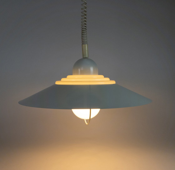 Image 1 of Vintage design lamp - designer Knud Christensen - Denemarken - Ufo lamp - Space Age - hanglamp - 1970's