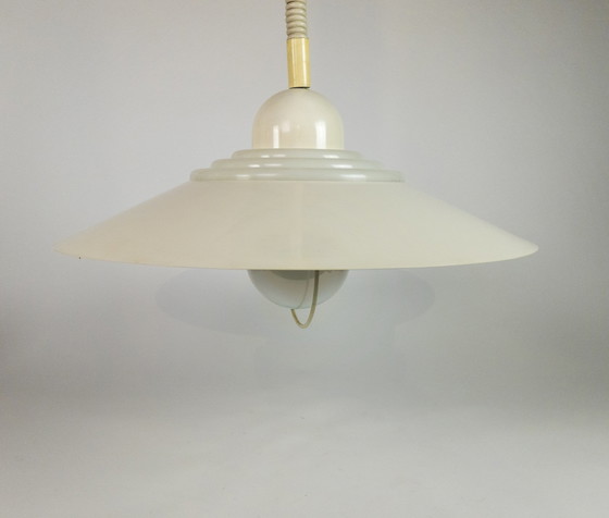 Image 1 of Vintage design lamp - designer Knud Christensen - Denemarken - Ufo lamp - Space Age - hanglamp - 1970's