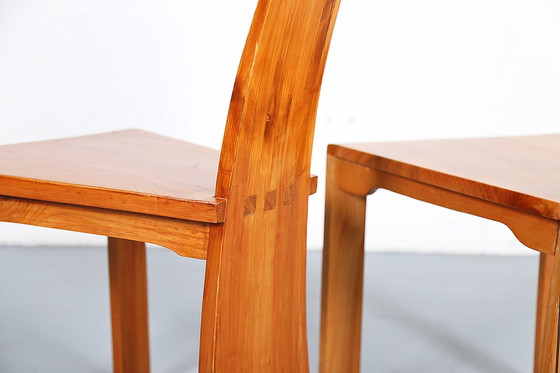 Image 1 of 2x Cherry Pearl Dot Plank Back-stoelen van Robert Williams