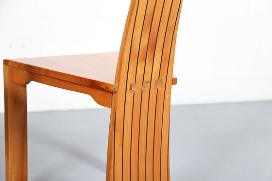 Image 1 of 2x Cherry Pearl Dot Plank Back-stoelen van Robert Williams