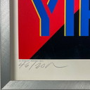 Robert Indiana - Yield Brother, 1971 - Zeefdruk op dik velijnpapier. Professioneel ingelijst, museumglas